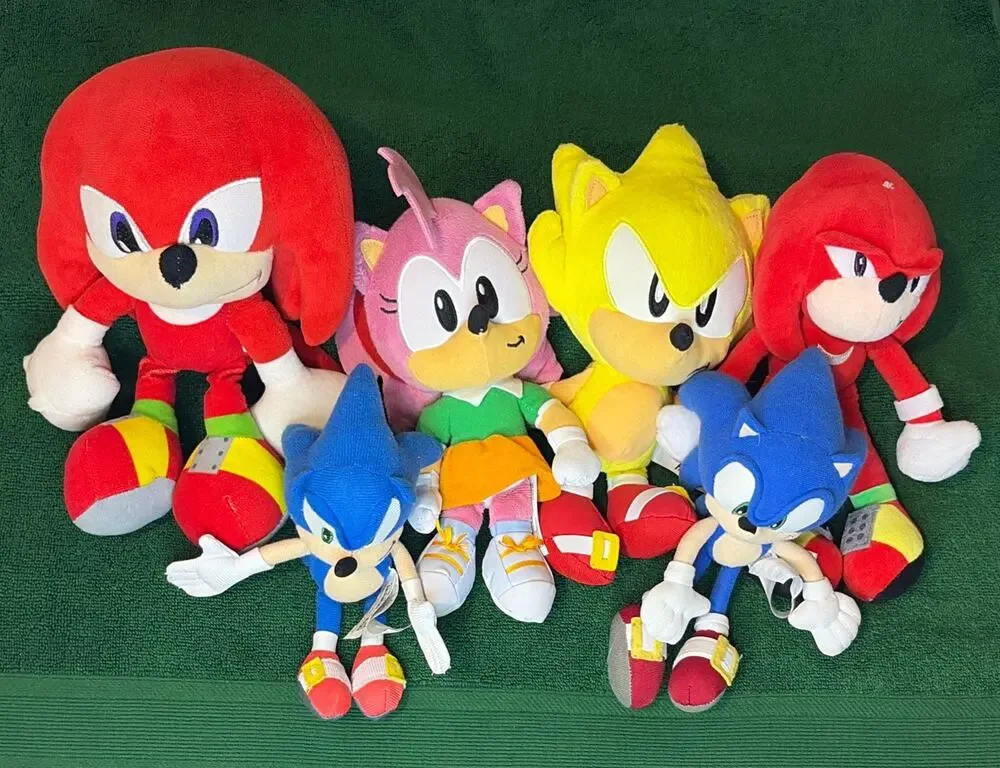 Sonic The Hedgehog Plush Bundle (6) Total (K)